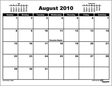 August
